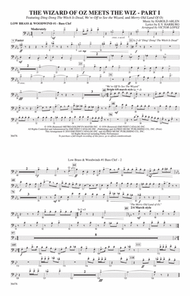 The Wizard of Oz Meets The Wiz, Part 1: Low Brass & Woodwinds #1 - Bass Clef
