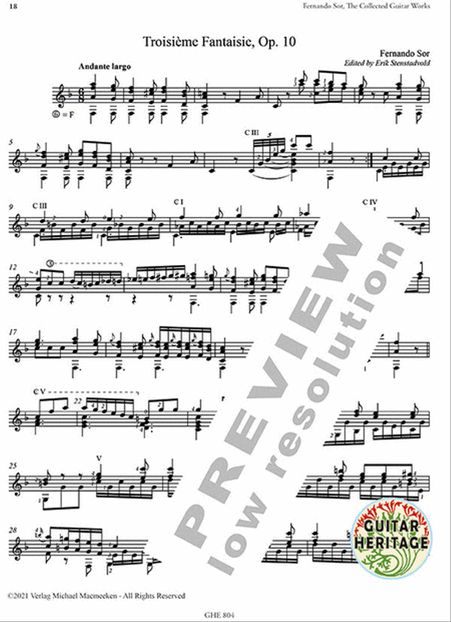 Collected Works for Guitar Vol. 4 Vol. 4 Classical Guitar scores gallery preview page 2