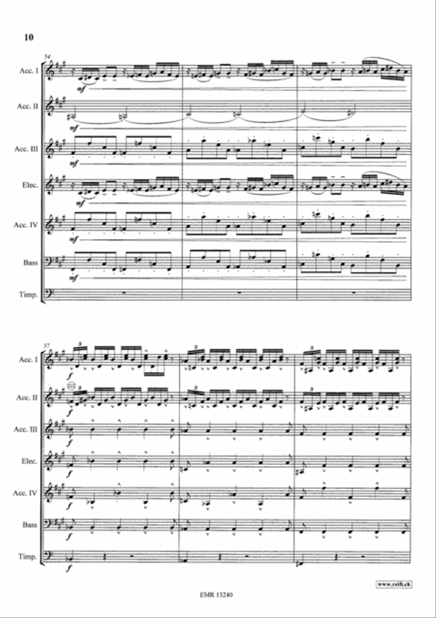 Rhapsody in Blue Accordion scores gallery preview page 10