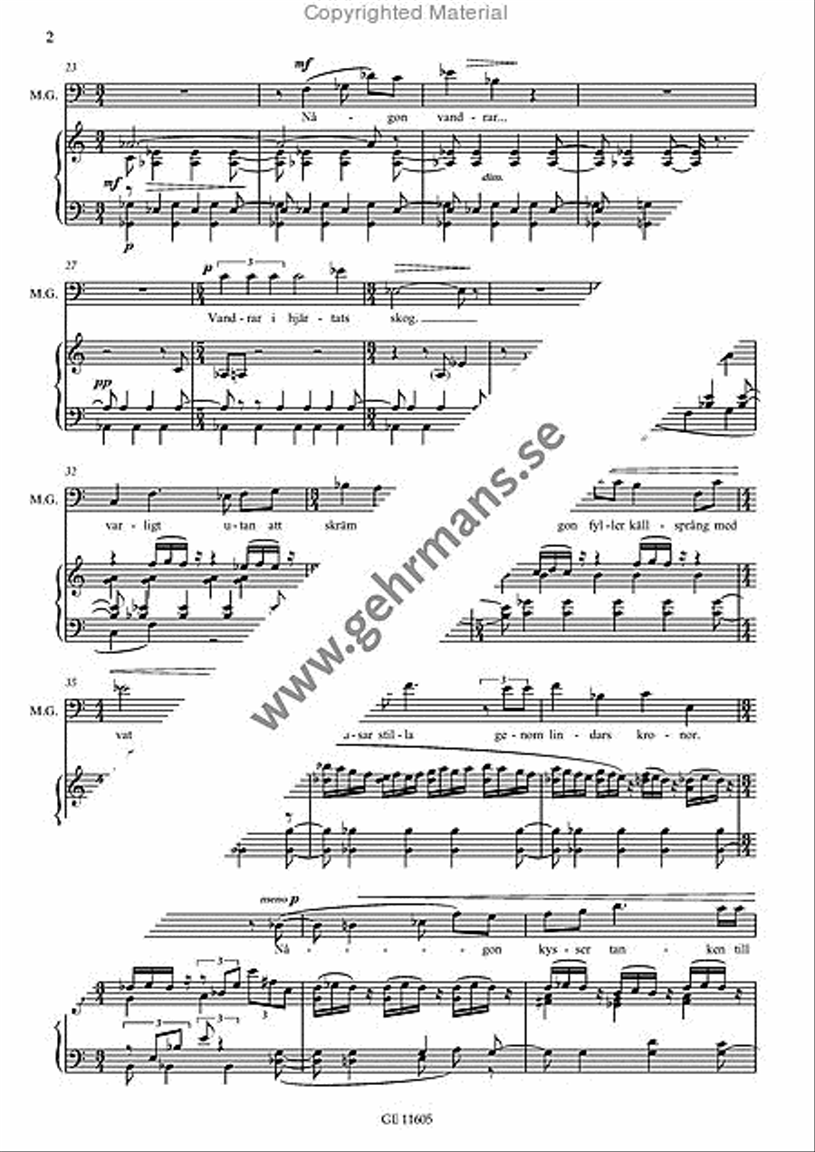 Nagon vandrar i hjartats skog Voice scores gallery preview page 3