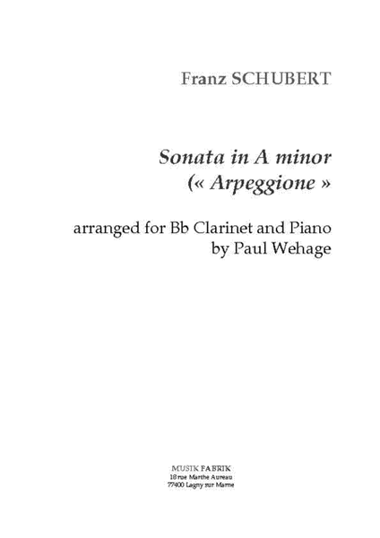 Sonata in a minor "Per Arpeggione"