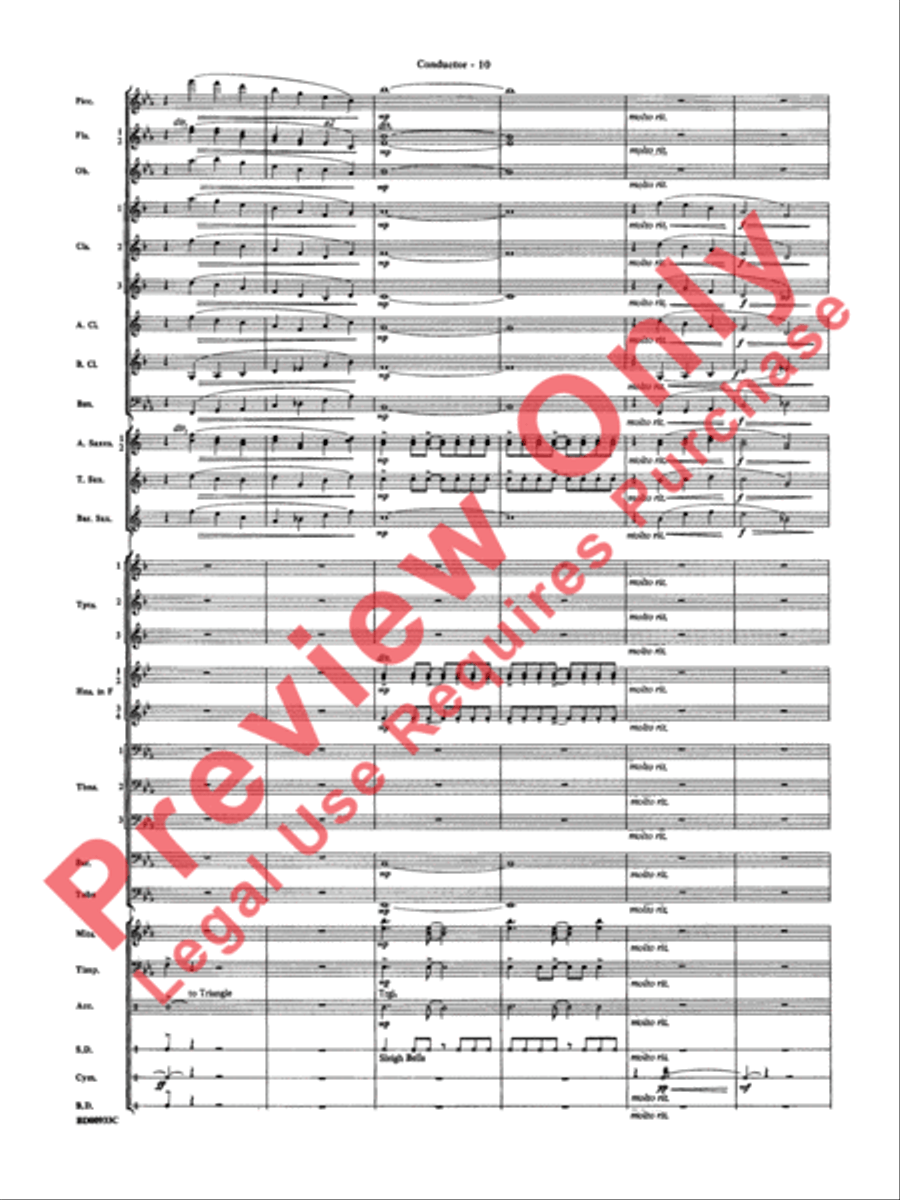 Symphonic Festival Concert Band scores gallery preview page 13