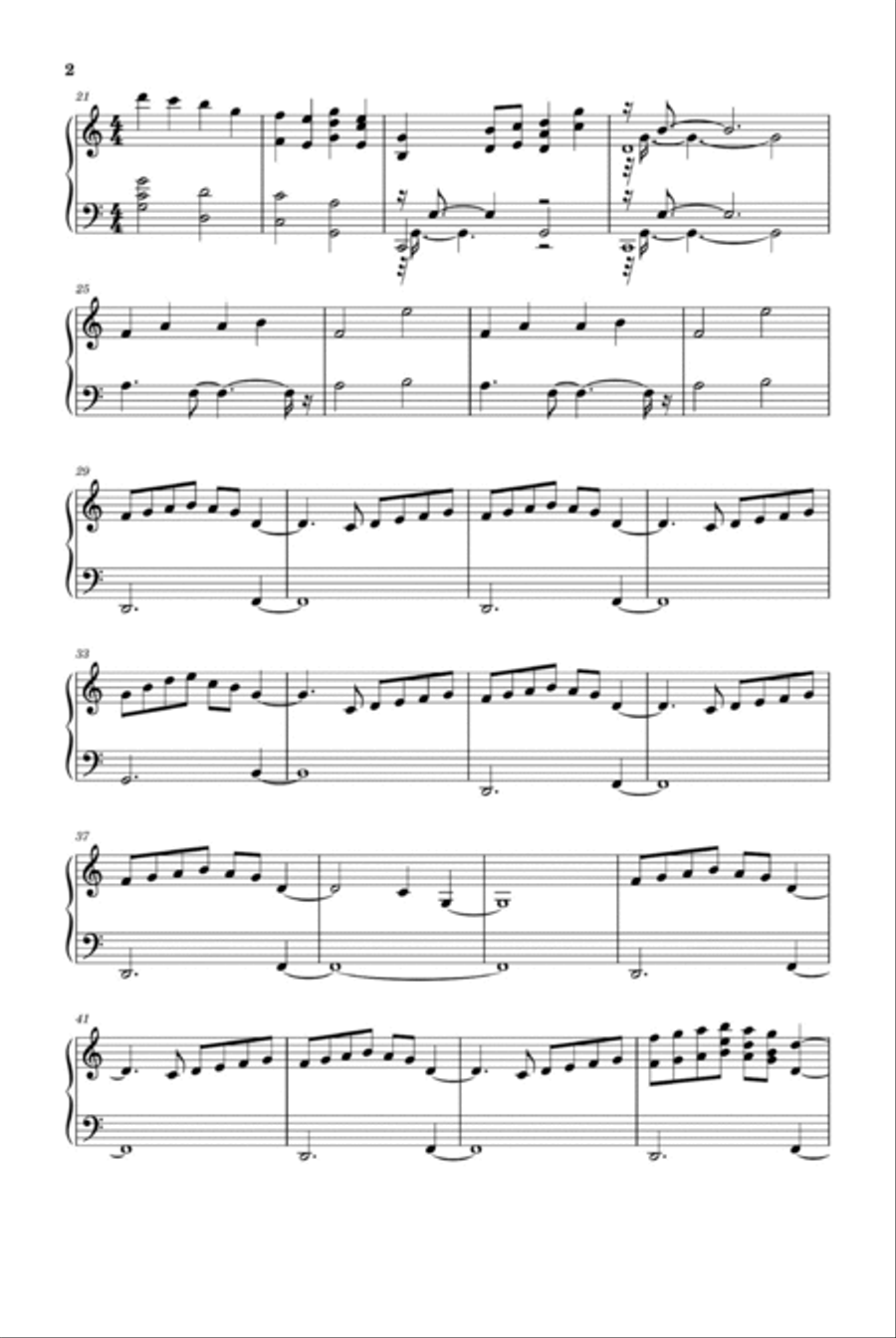 Danny Danny Piano Solo scores gallery preview page 2