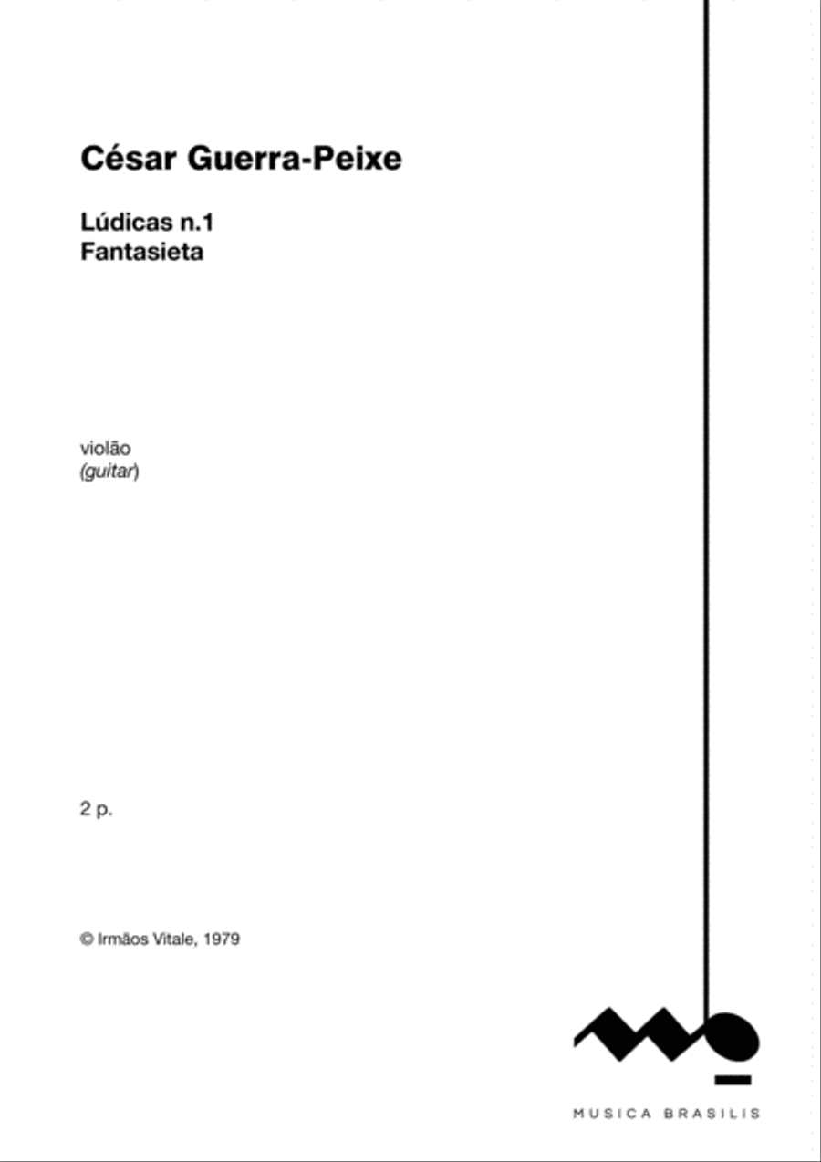Lúdicas n.1 Classical Guitar scores gallery preview page 2