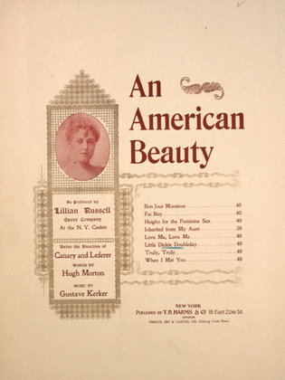 An American Beauty. Little Dickie Doubleday