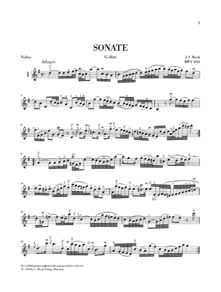 3 Sonatas for Violin and Piano (Harpsichord) BWV 1020, 1021, 1023