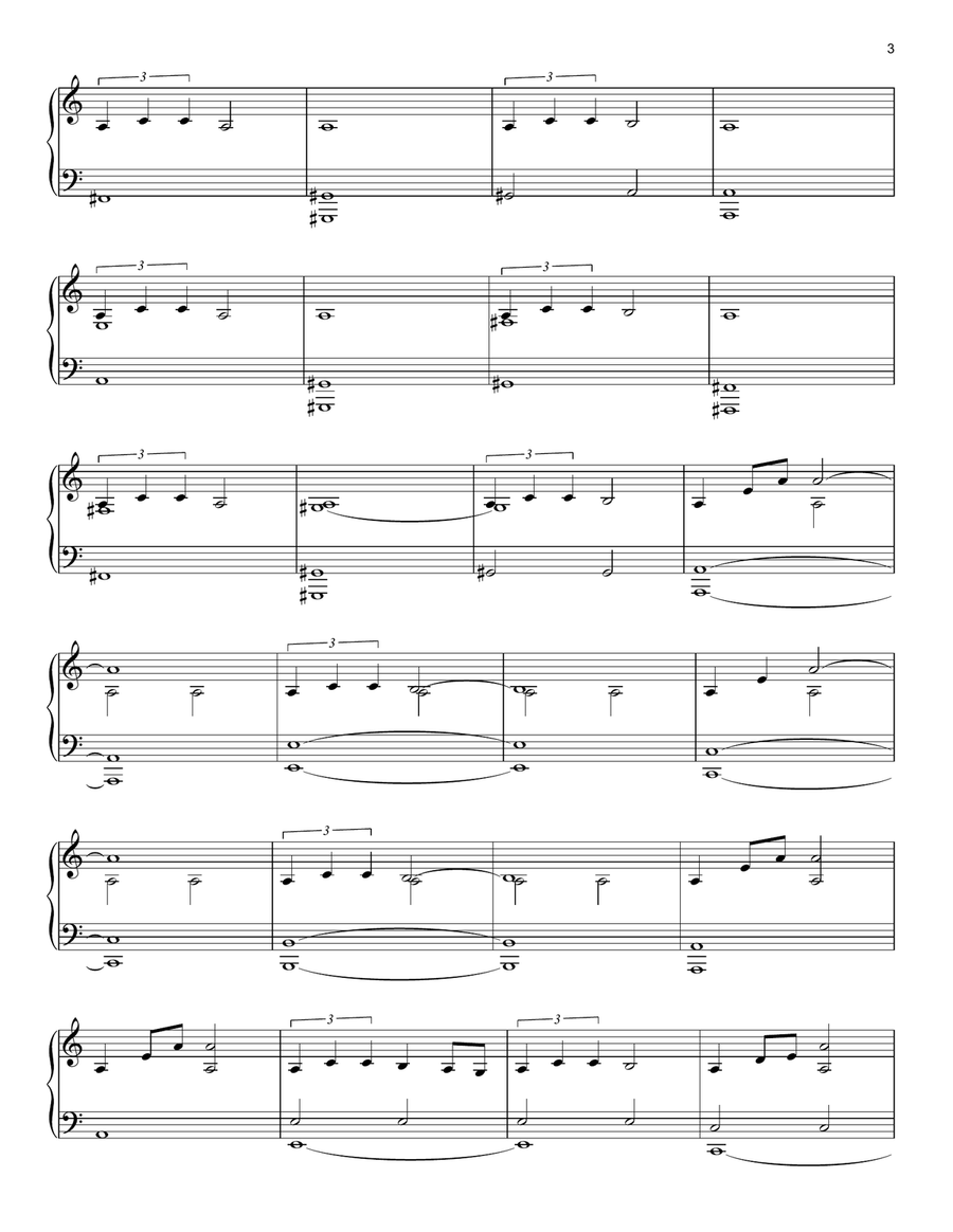 The Night King (from Game of Thrones) Piano Solo scores gallery preview page 3