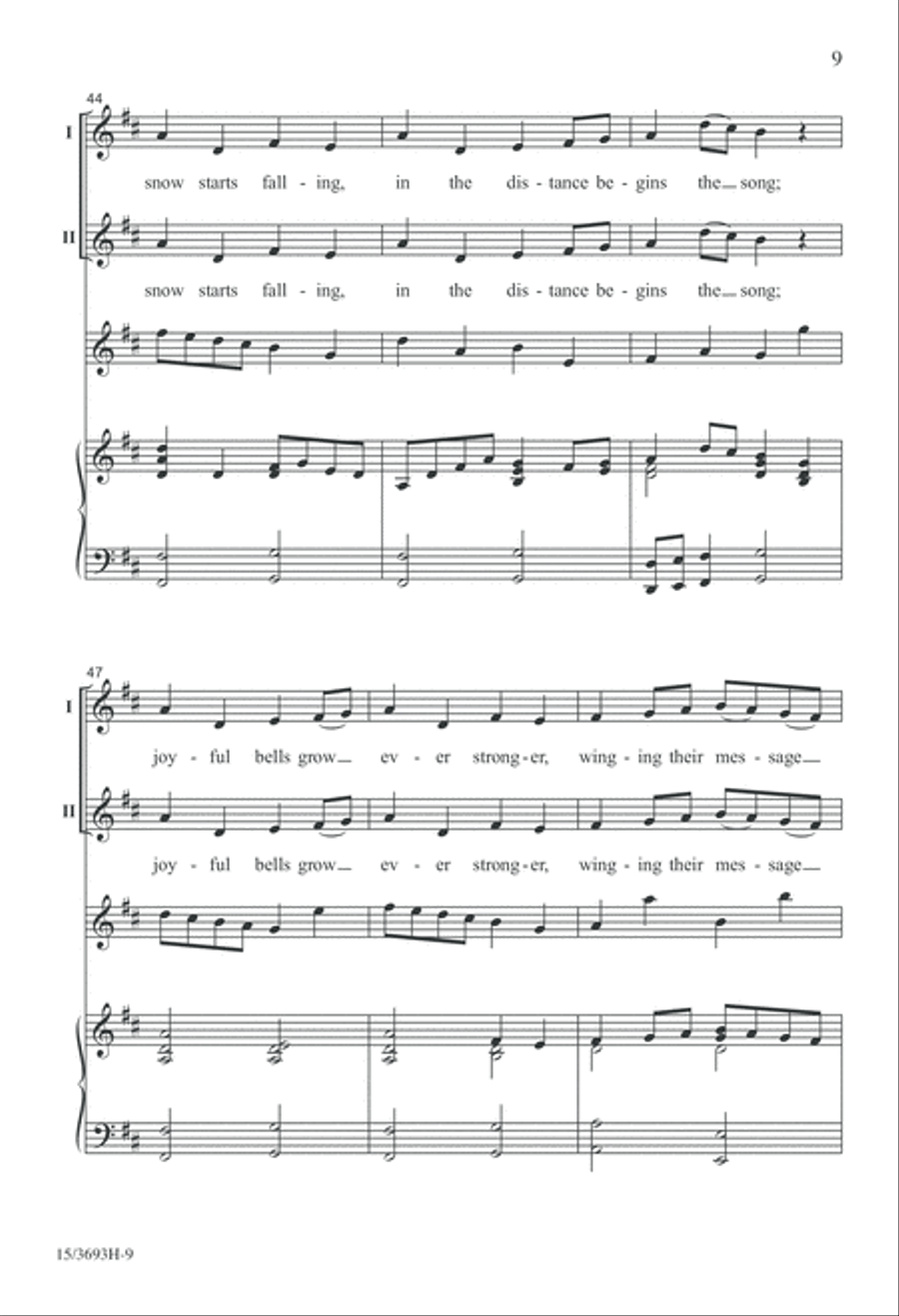 Bells of December Bells of December 2-Part scores gallery preview page 9