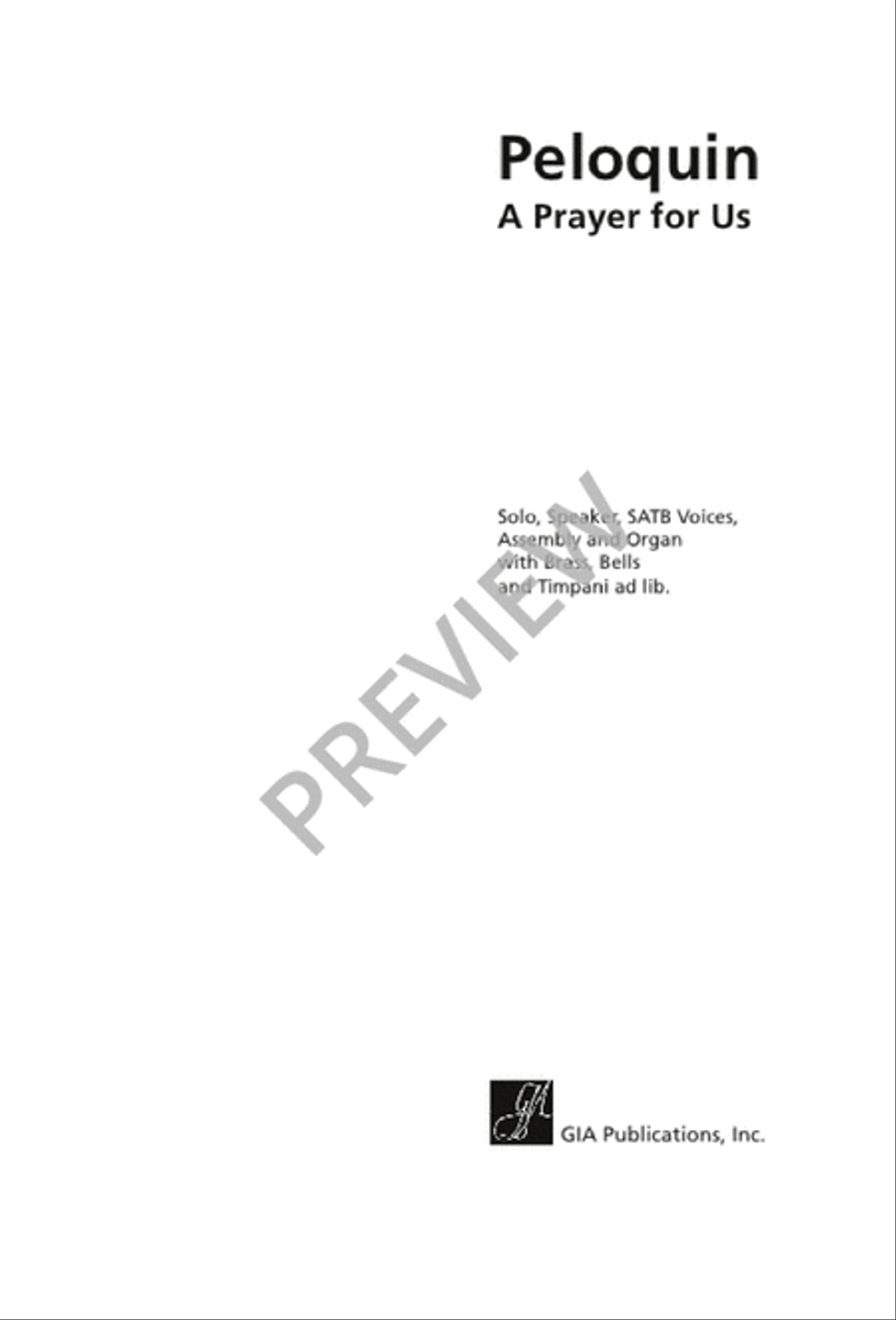 A Prayer for Us 4-Part scores gallery preview page 3