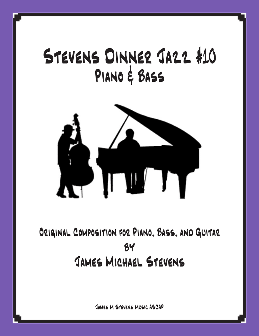 Stevens Dinner Jazz Piano and Bass #10 Jazz Ensemble scores gallery preview page 1