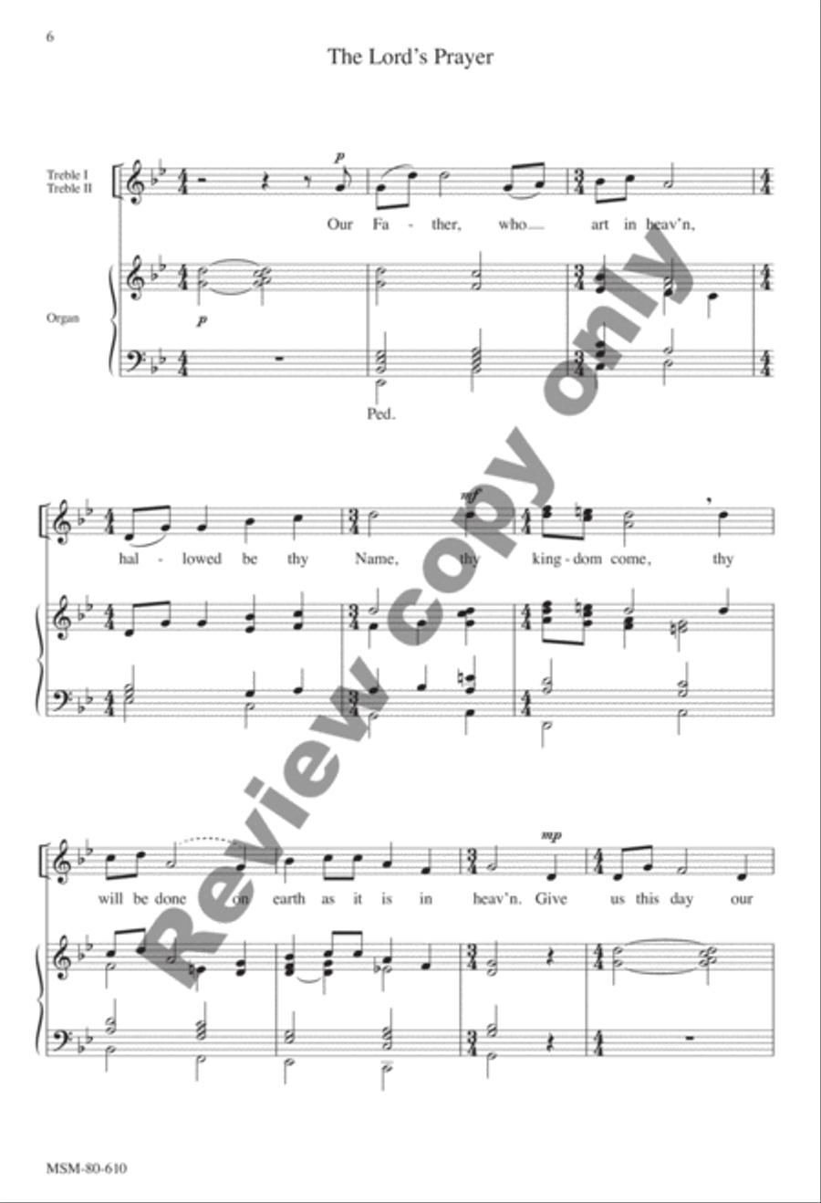 Evensong Unison Choir scores gallery preview page 39
