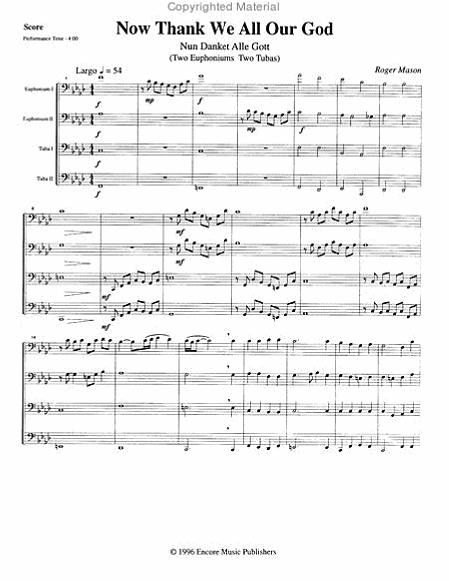 Now Thank We All our God EETT scores gallery preview page 2