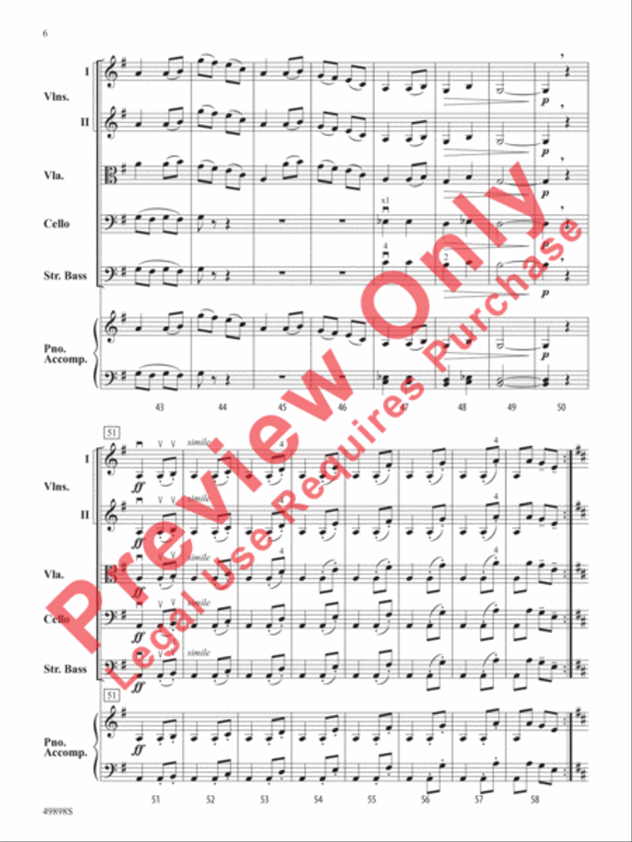 Danse Danse String Orchestra scores gallery preview page 7