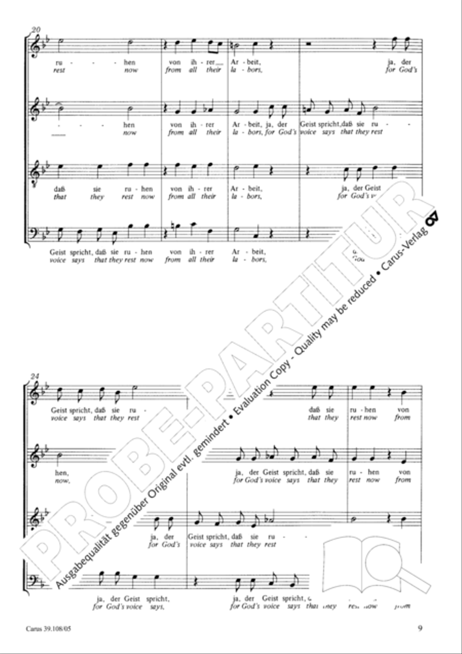 My longing is unbounded (Herzlich tut mich verlangen) TB scores gallery preview page 10