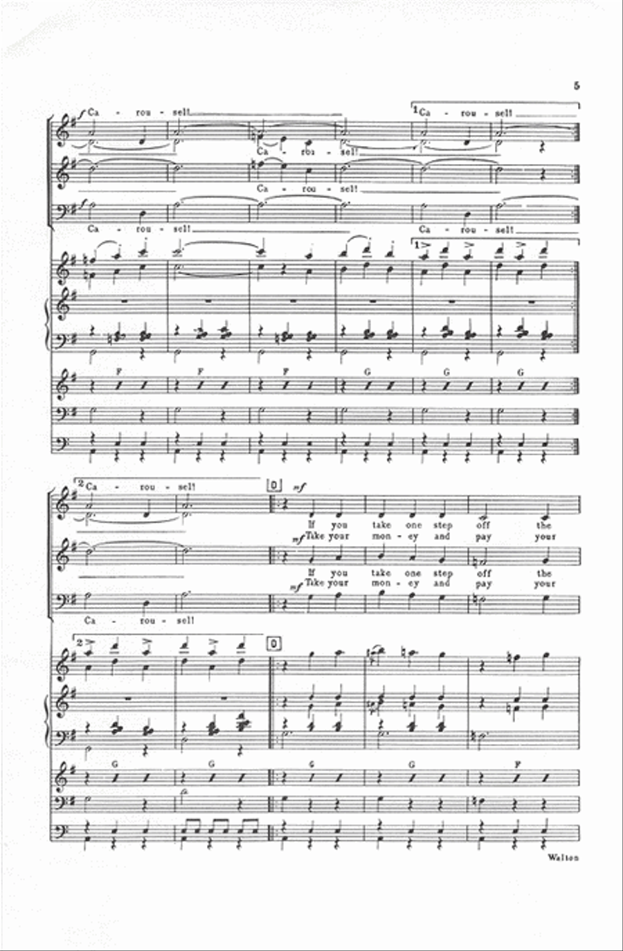 Carousel (Vocal Score)