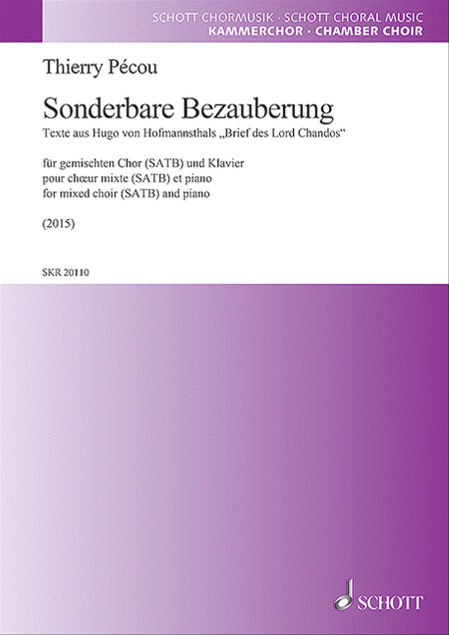 Sonderbare Bezauberung 4-Part scores gallery preview page 1