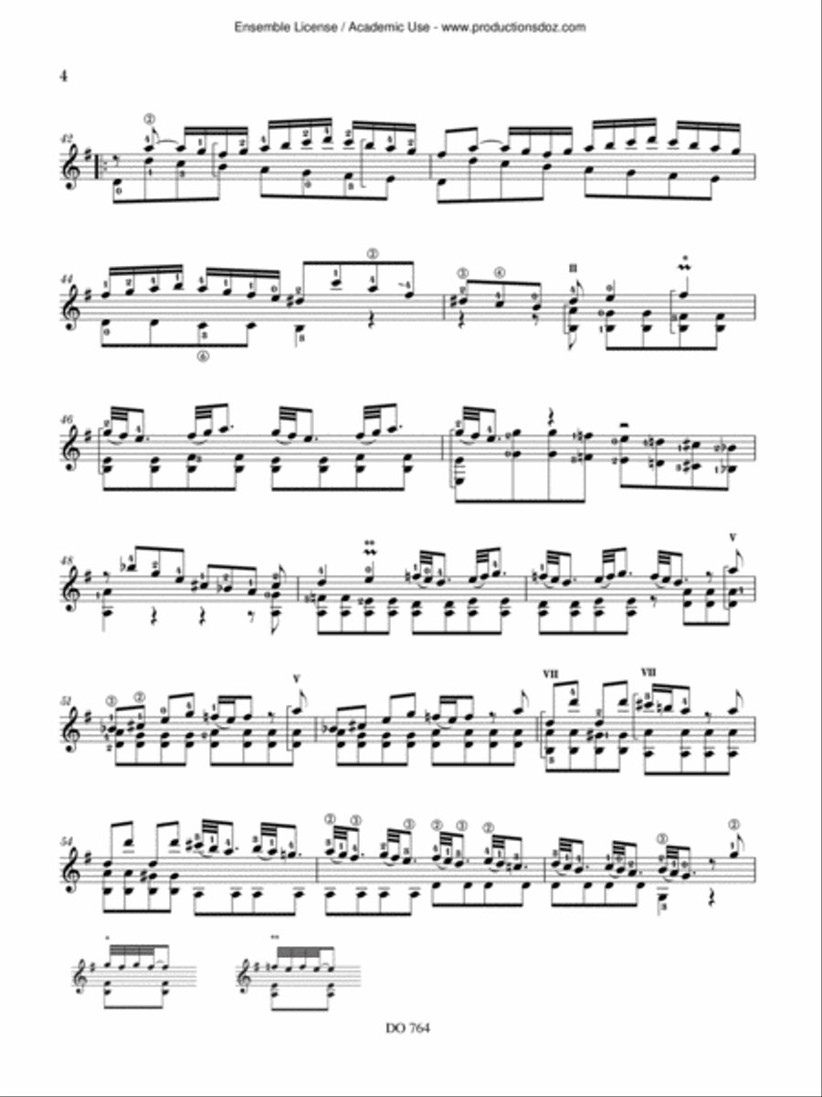 2 Sonates, vol. 4, K. 162, 555 Classical Guitar scores gallery preview page 4
