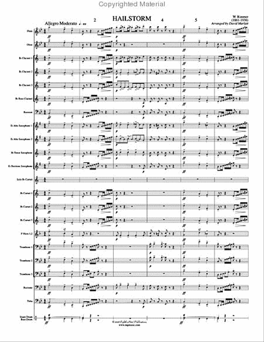 Hailstorm Hailstorm Concert Band scores gallery preview page 4