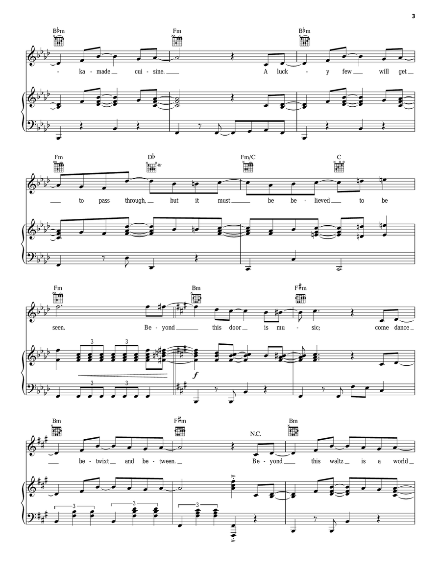 It Must Be Believed To Be Seen Voice scores gallery preview page 3
