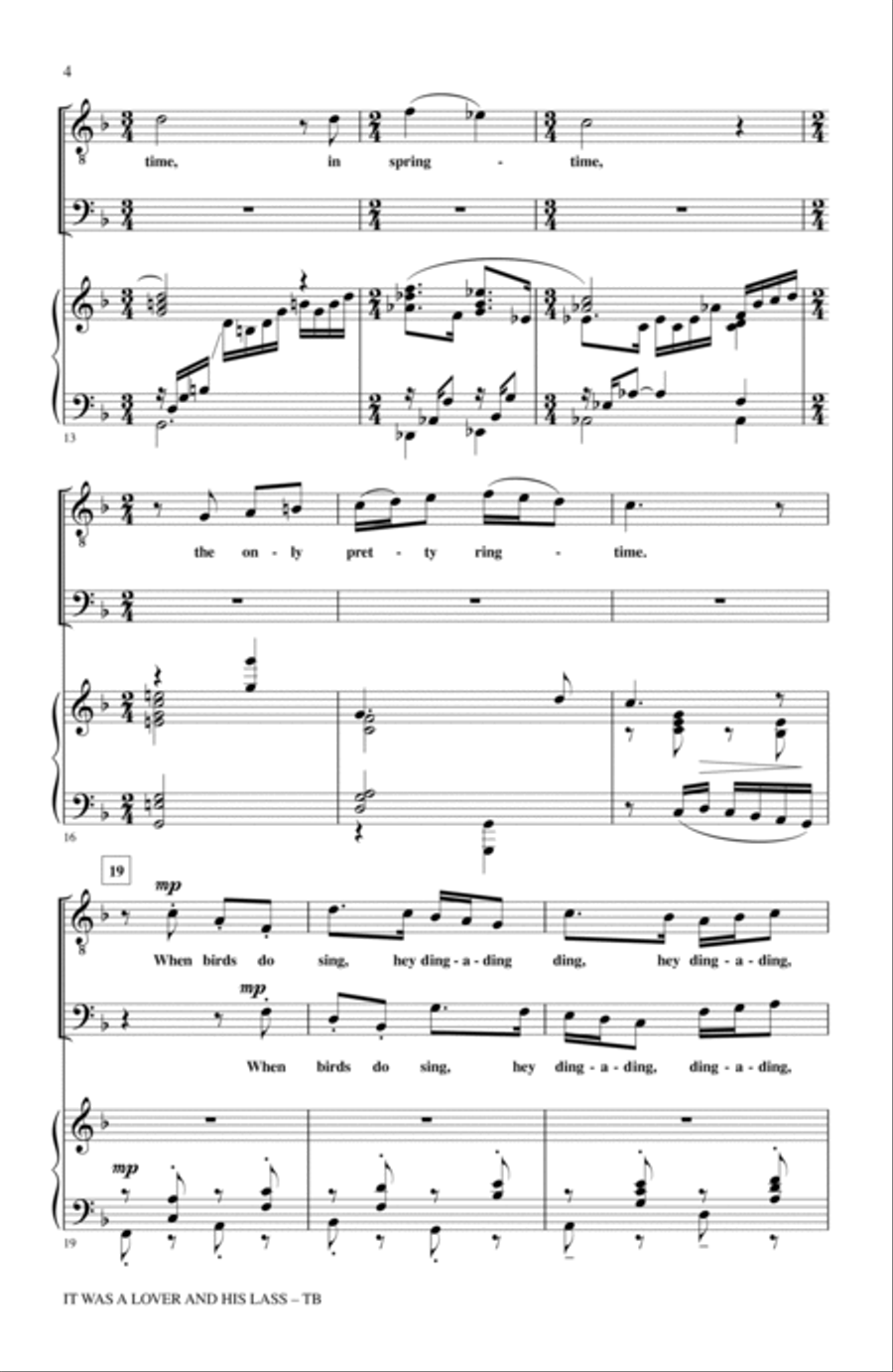 It Was A Lover And His Lass TB scores gallery preview page 2