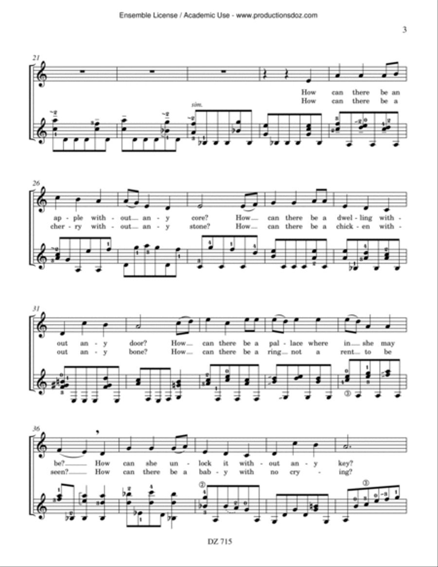 I Will Give my Love..., She's Like the Swallow Classical Guitar scores gallery preview page 3
