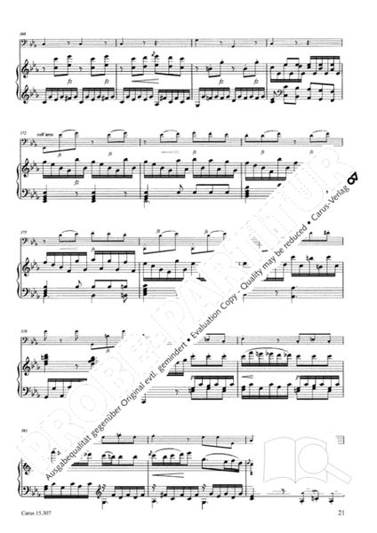 Variations sur un theme russe fur Violoncello und Klavier
