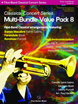 Book cover for Classical Concert Series Multi-Bundle Pack 8 (Flexible Instrumentation)