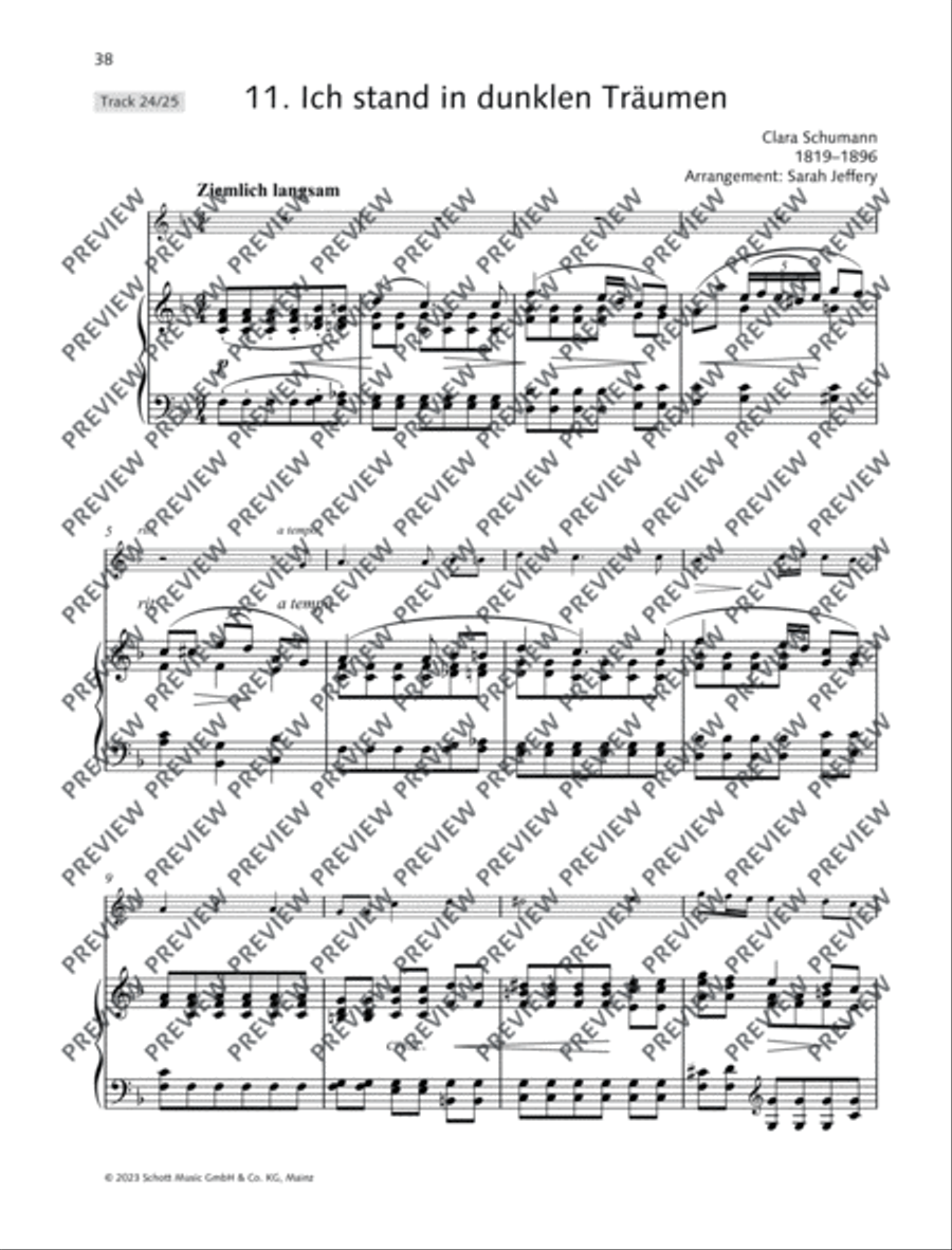 Ich stand in dunklen Träumen Soprano Recorder scores gallery preview page 2