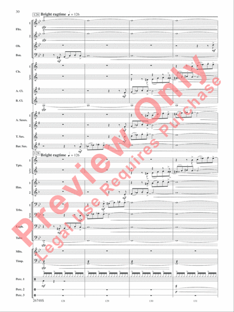Cotton Ferry Expedition Concert Band scores gallery preview page 31