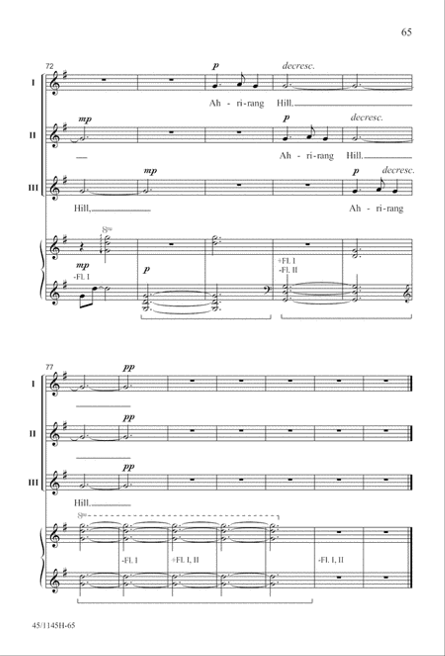 We Sing the World Around 2-Part scores gallery preview page 66