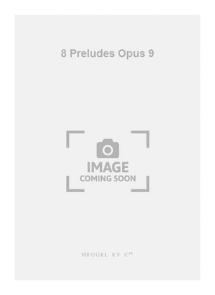 Book cover for 8 Preludes Opus 9
