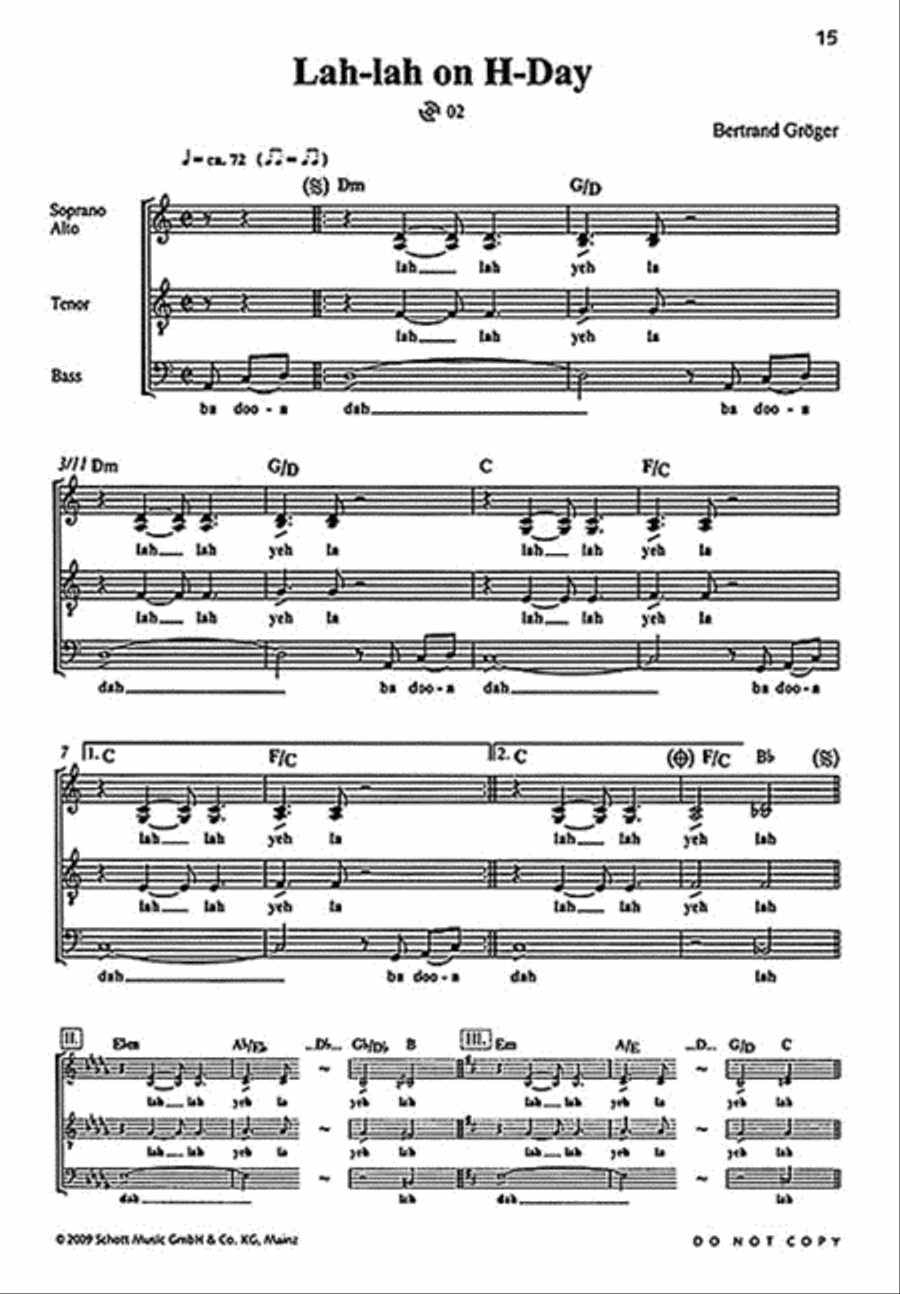 Loop Songs Choir scores gallery preview page 2