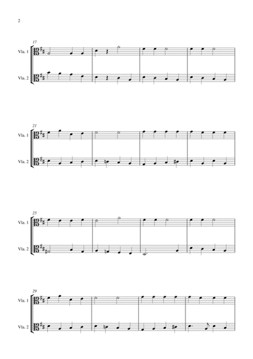 Jingle Bells (for viola duet, suitable for grades 1-5) image number null