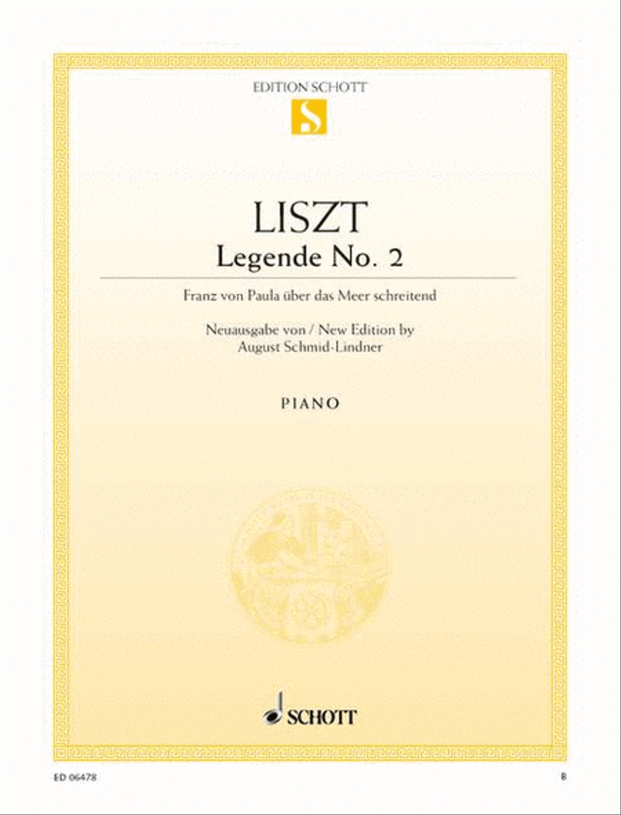 Legende No. 2 Piano Solo scores gallery preview page 1