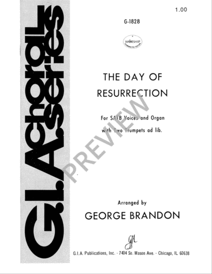 The Day of Resurrection 4-Part scores gallery preview page 2