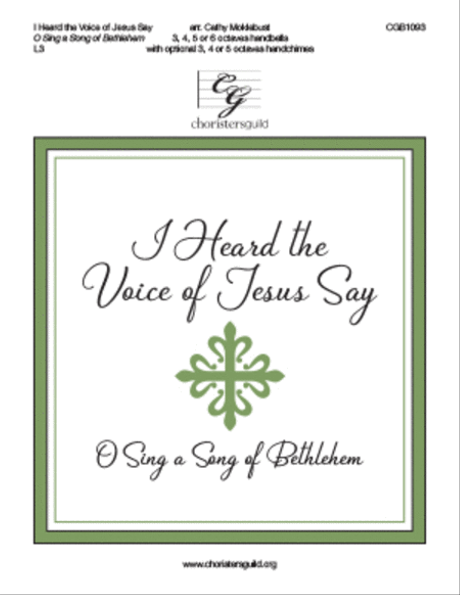 I Heard the Voice of Jesus Say Handbell Choir scores gallery preview page 1