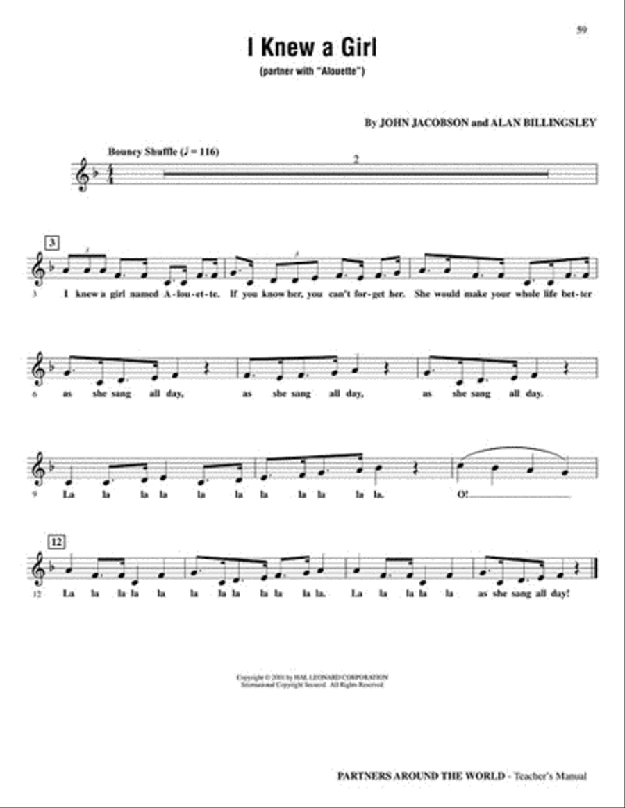 Partners Around the World (Collection) Choir scores gallery preview page 7