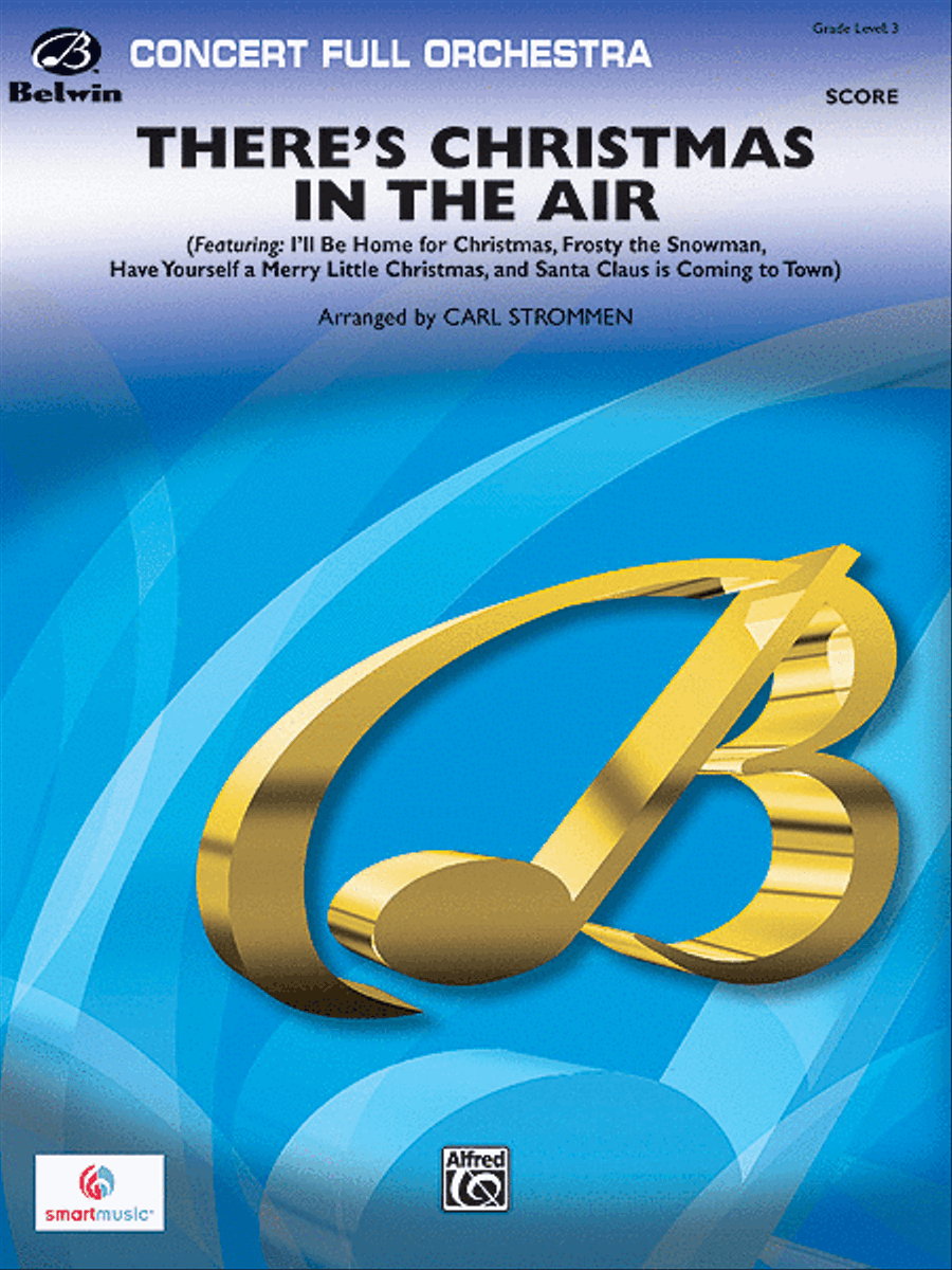 There's Christmas in the Air Full Orchestra scores gallery preview page 1