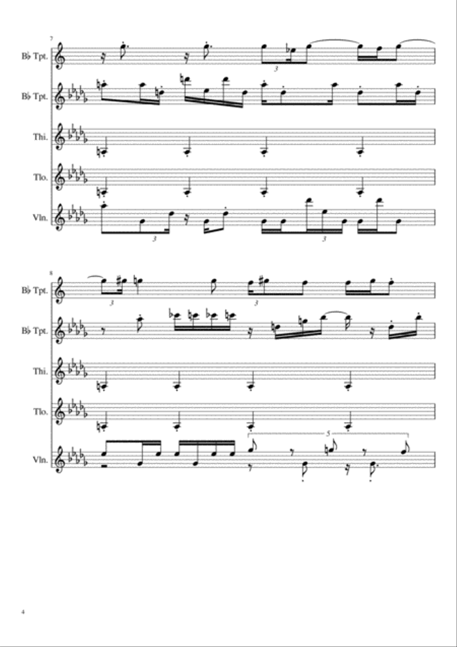 Tramp iii Tramp iii Small Ensemble scores gallery preview page 4
