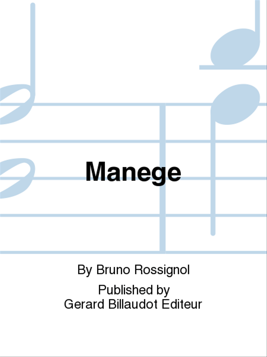 Manege Alto Saxophone scores gallery preview page 1