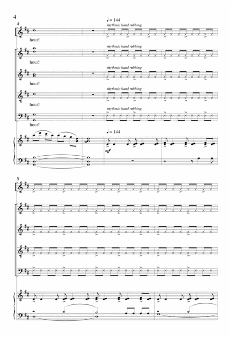This Is Thy Hour Divisi scores gallery preview page 3