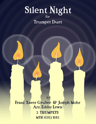 Book cover for Silent Night for Trumpet Duet
