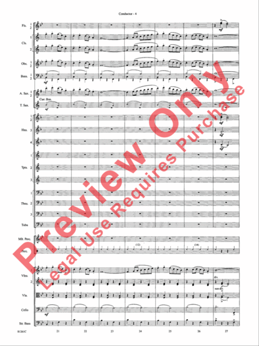 Sleigh Ride Full Orchestra scores gallery preview page 7