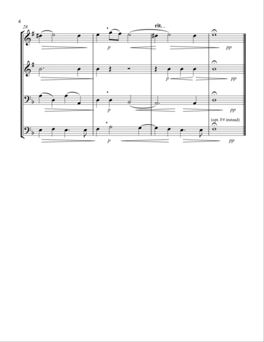 Kyrie (Durante) (Brass Quartet - 2 Trp, 2 Trb) Brass Quartet scores gallery preview page 4
