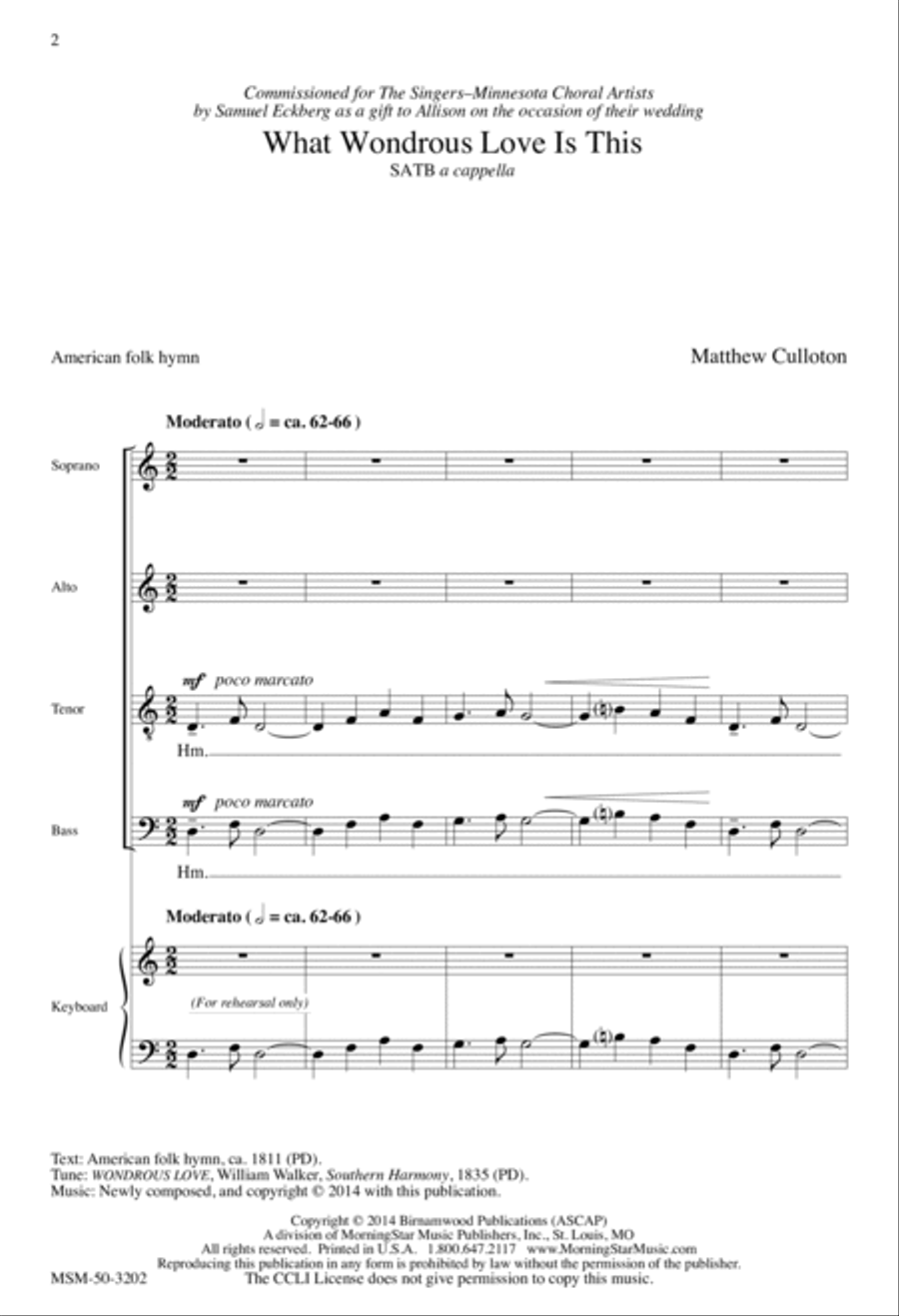 What Wondrous Love Is This 4-Part scores gallery preview page 2