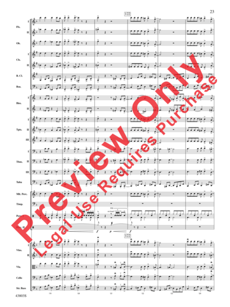 The Doors on Tour Full Orchestra scores gallery preview page 24