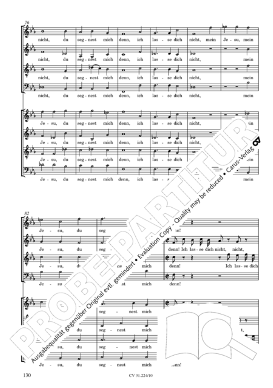 The complete motets (without Bc) Choir scores gallery preview page 137