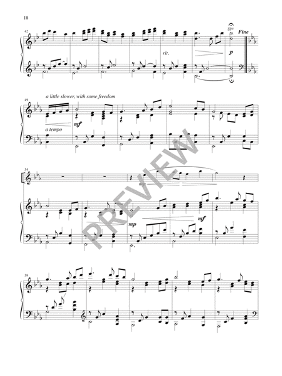 The Peace of Christ The Peace of Christ Piano scores gallery preview page 20