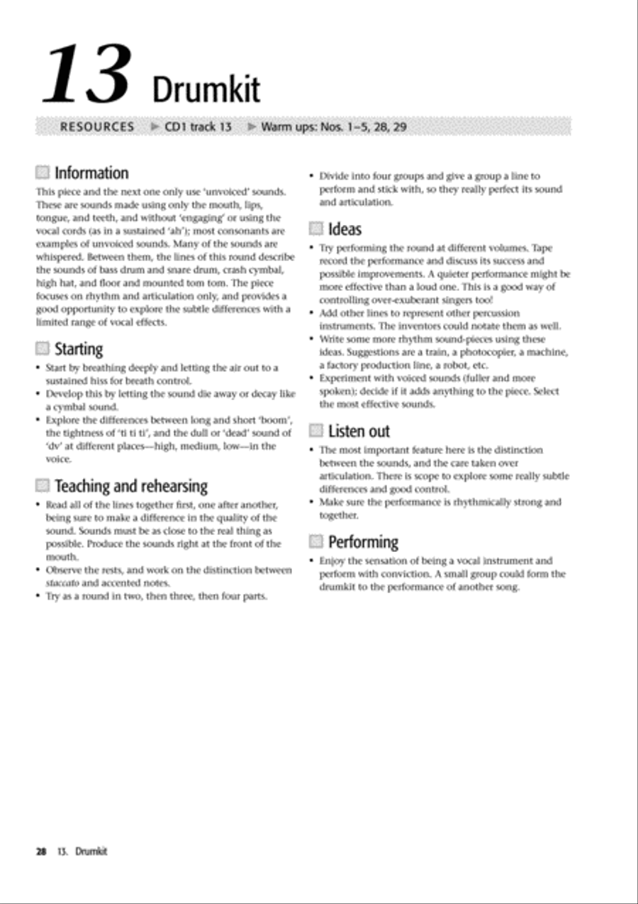 Voiceworks 1 4-Part scores gallery preview page 3