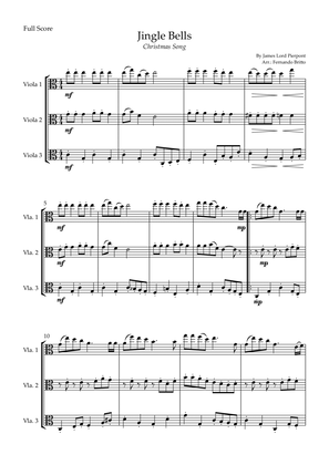 Jingle Bells (Christmas Song) for Viola Trio
